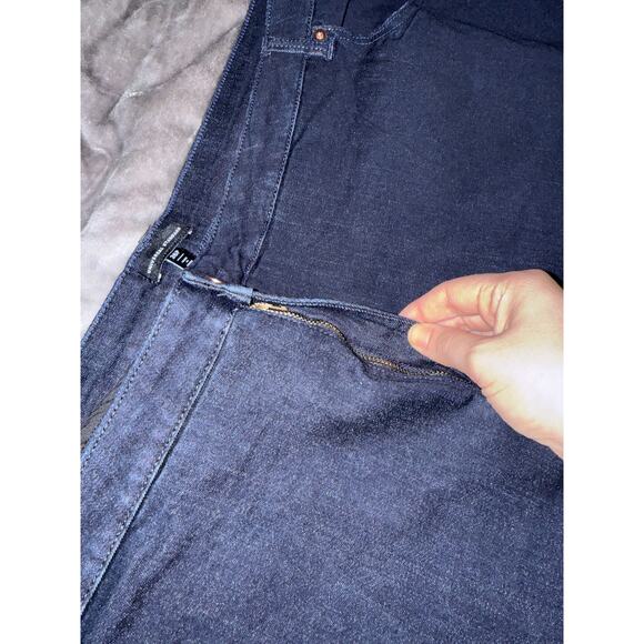 NWT Universal Standard Size 36 Petite Dark Indigo Seine Jeans Skinny 24” - Picture 5 of 12